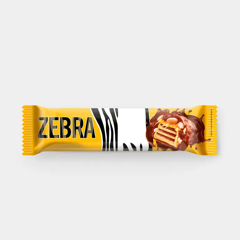 Вафли «Zебра», глазированные,