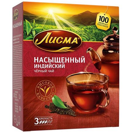 Чай-Лисма-Насыщенный-100-пакетиков