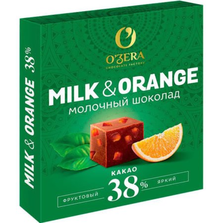 Шоколад O`Zera Мilk&Orange