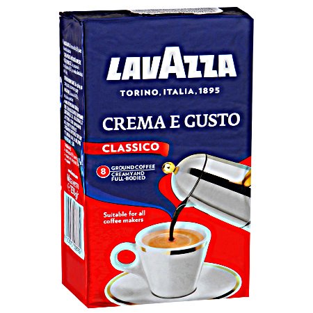 Кофе Лаваца (Lavazza) Крема Густо Классика, 250гр. молотый