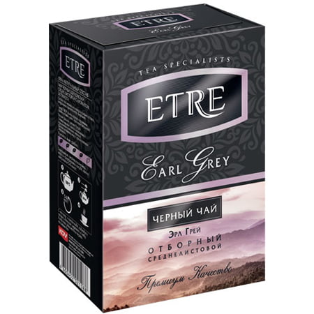 Чай Этре (Etre) «Earl Grey» черный с бергамотом, 100 гр.