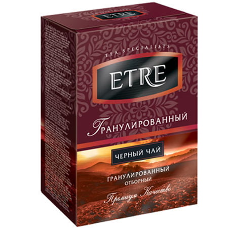 Чай Этре (Etre) Гранулированный чёрный чай, 100 гр.