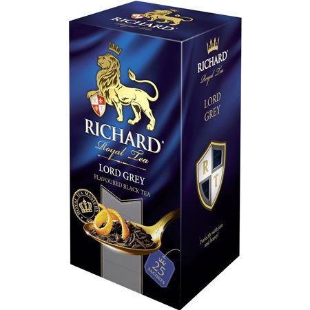 Чай Ричард Лорд Грей (бергамот), 25 пакетиков