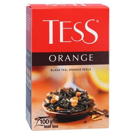 Чай Тесс (Tess) Оранж, листовой с добавками 100гр