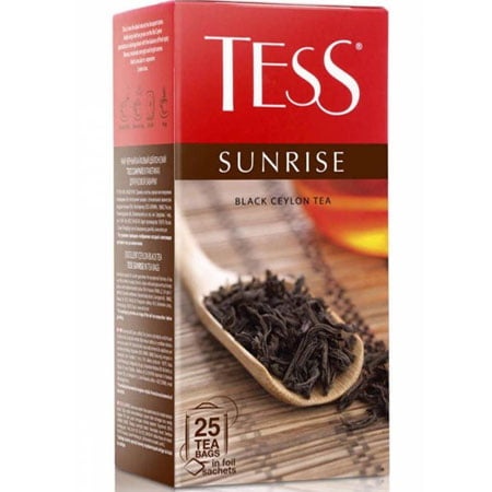 Чай Тесс (Tess) Санрайз чёрный 25 пакетиков