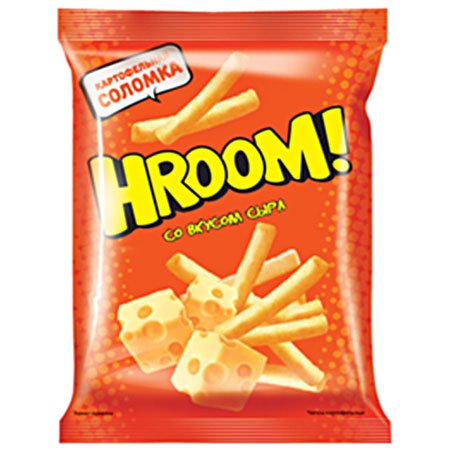 Чипсы "Hroom" со вкусом сыра, 50 г.