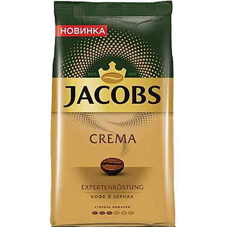 Кофе Якобс (Jacobs) Крема зерно 1 кг. м/у