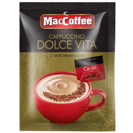 Кофе МакКофе Капучино Dolce Vita с какао 20 гр.