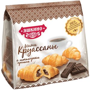 Мини-круассан Яшкино Шоколадный крем