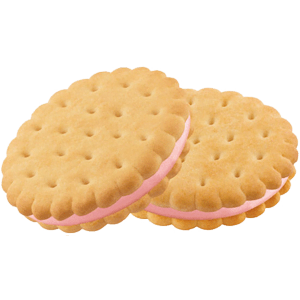 Печенье весовое Яшкино Сэндвич с клубничным кремом