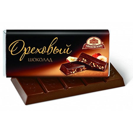 Шоколад Бабаевский Ореховый тёмный 60 гр