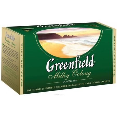 Чай Гринфилд Молочный Улун зеленый 25 пак.