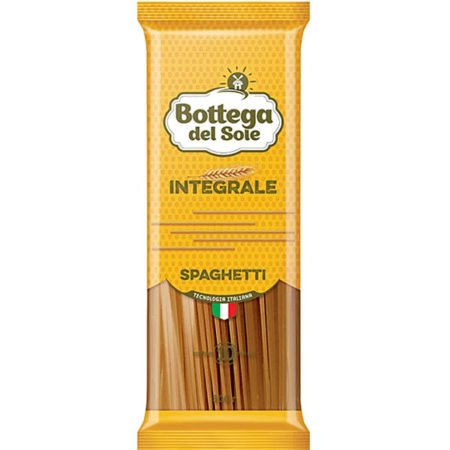 Макароны Спагетти цельнозерновые Bottega del Sole