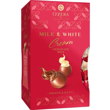 Конфеты O`Zera шоколадные Milk&White Cream