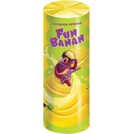 Печенье-сэндвич-Fan-Banan-сахарное
