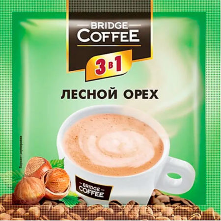 Кофейный напиток Вridge Лесной орех 3в1