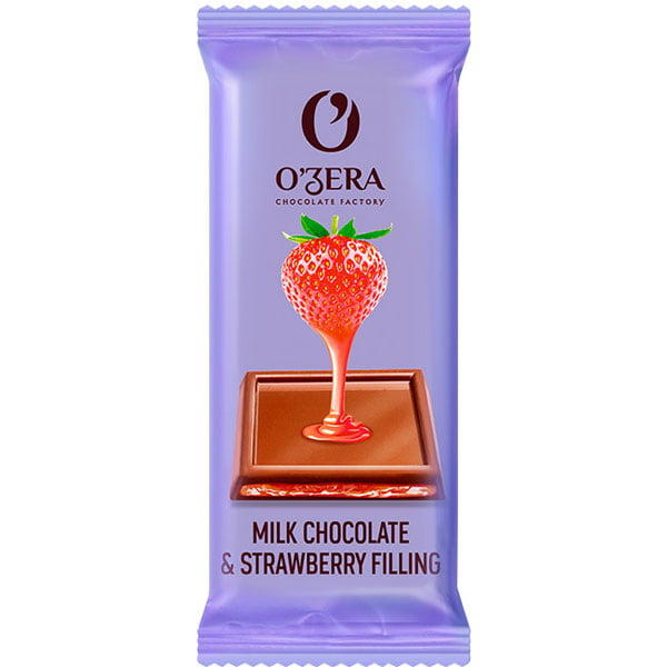 Шоколад O`Zera Milk&Strawberry