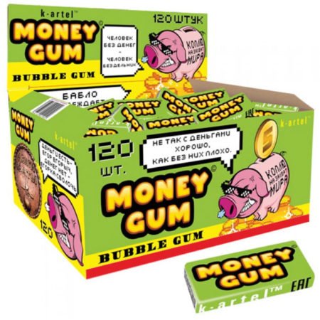 Жевательная резинка Money Gum