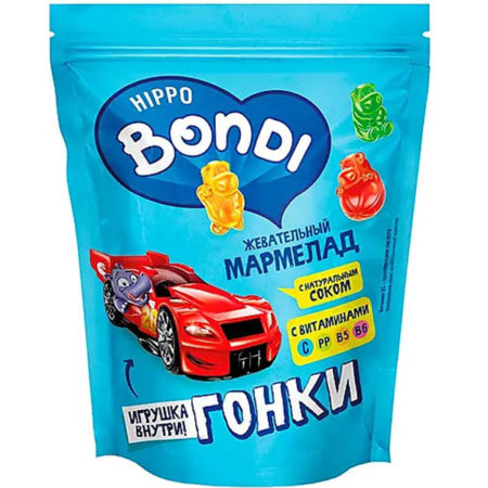 Жевательный-мармелад-Hippo-Bondi-&Friends-гонки