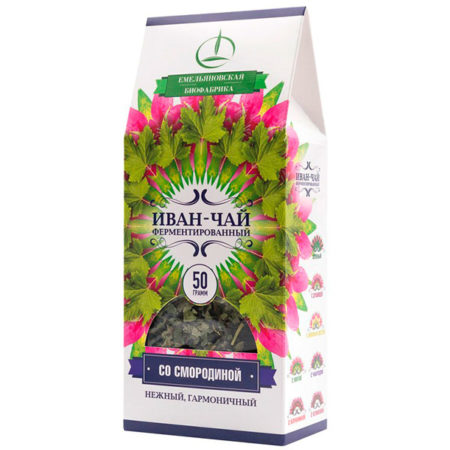 Иван-чай ферментированный с листьями смородины