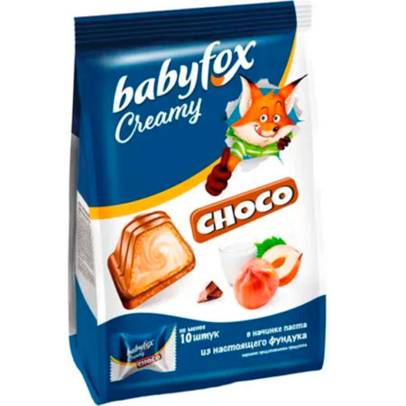 Конфеты BabyFox вафельные Creamy Choco