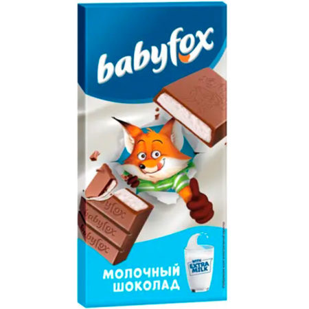 Шоколад BabyFox молочный