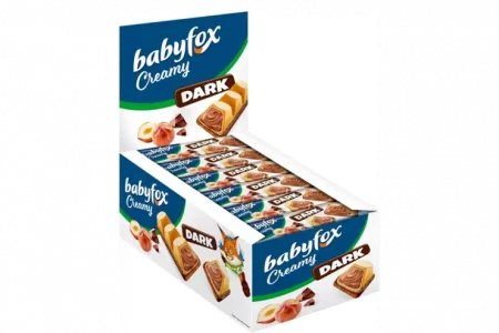 Батончики вафельные Babyfox Creamy Dark шоколад/паста 18.2 грамм * 24