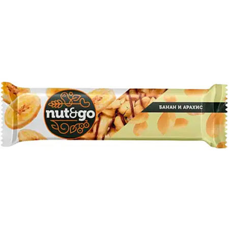 Батончик-Nut-and-Go-банан и арахис