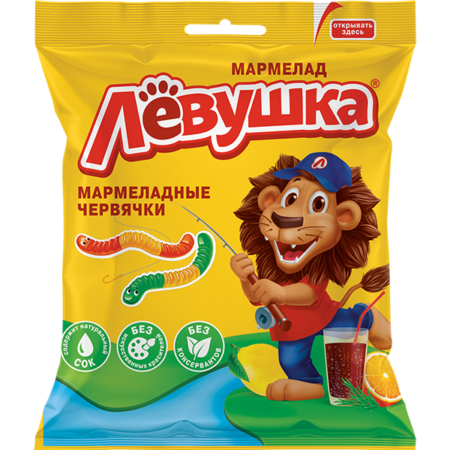 мармелад левушка червячки