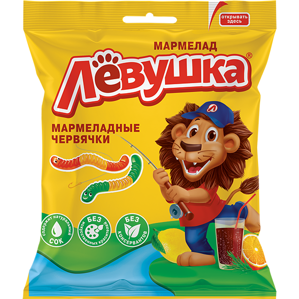 мармелад левушка червячки