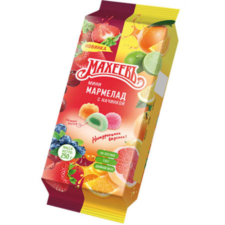ЭССЕН Мармелад желейный МИНИ с начинкой